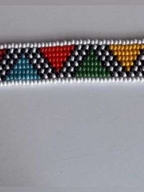 ELEGANT Native Colorful Beaded Bracelet! Handmade in America